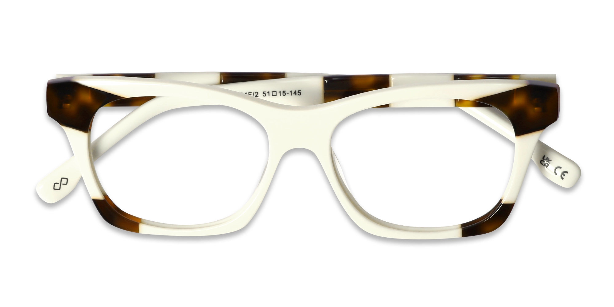 Square White Tortoise Shell Glasses