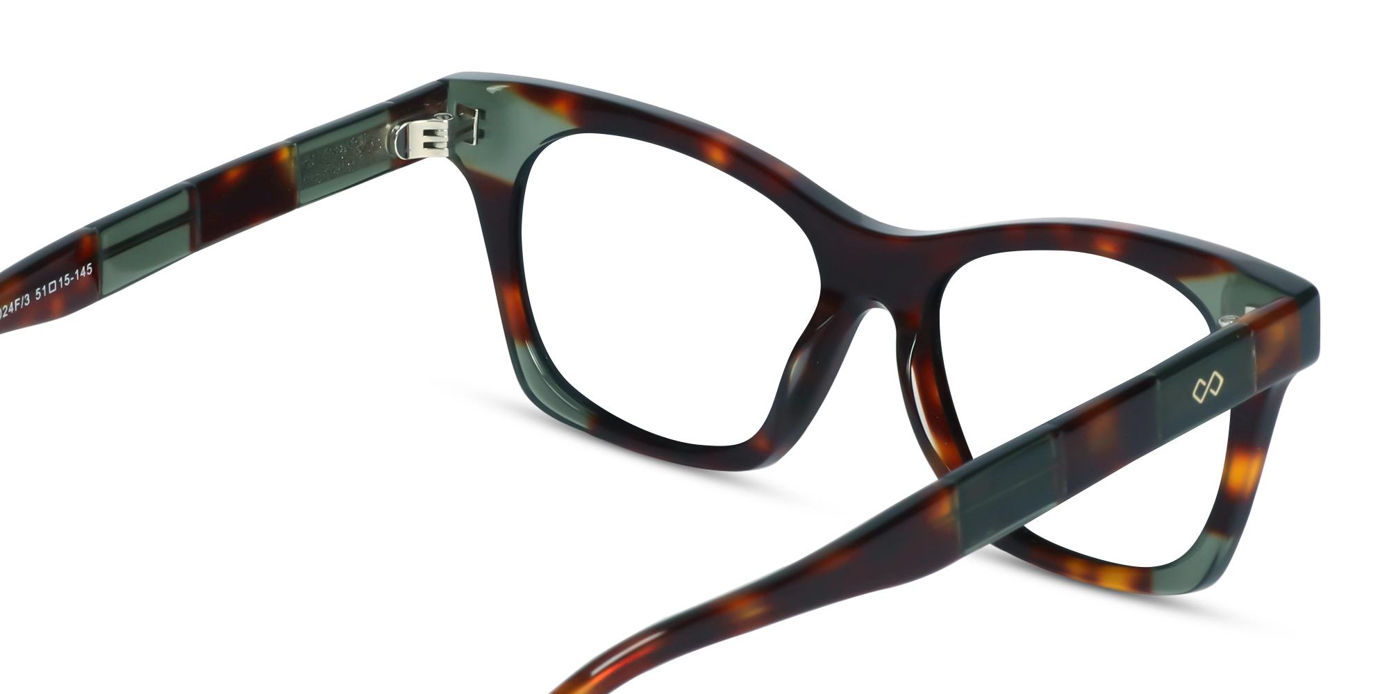 Crystal Tortoise & Green Colourful Glasses