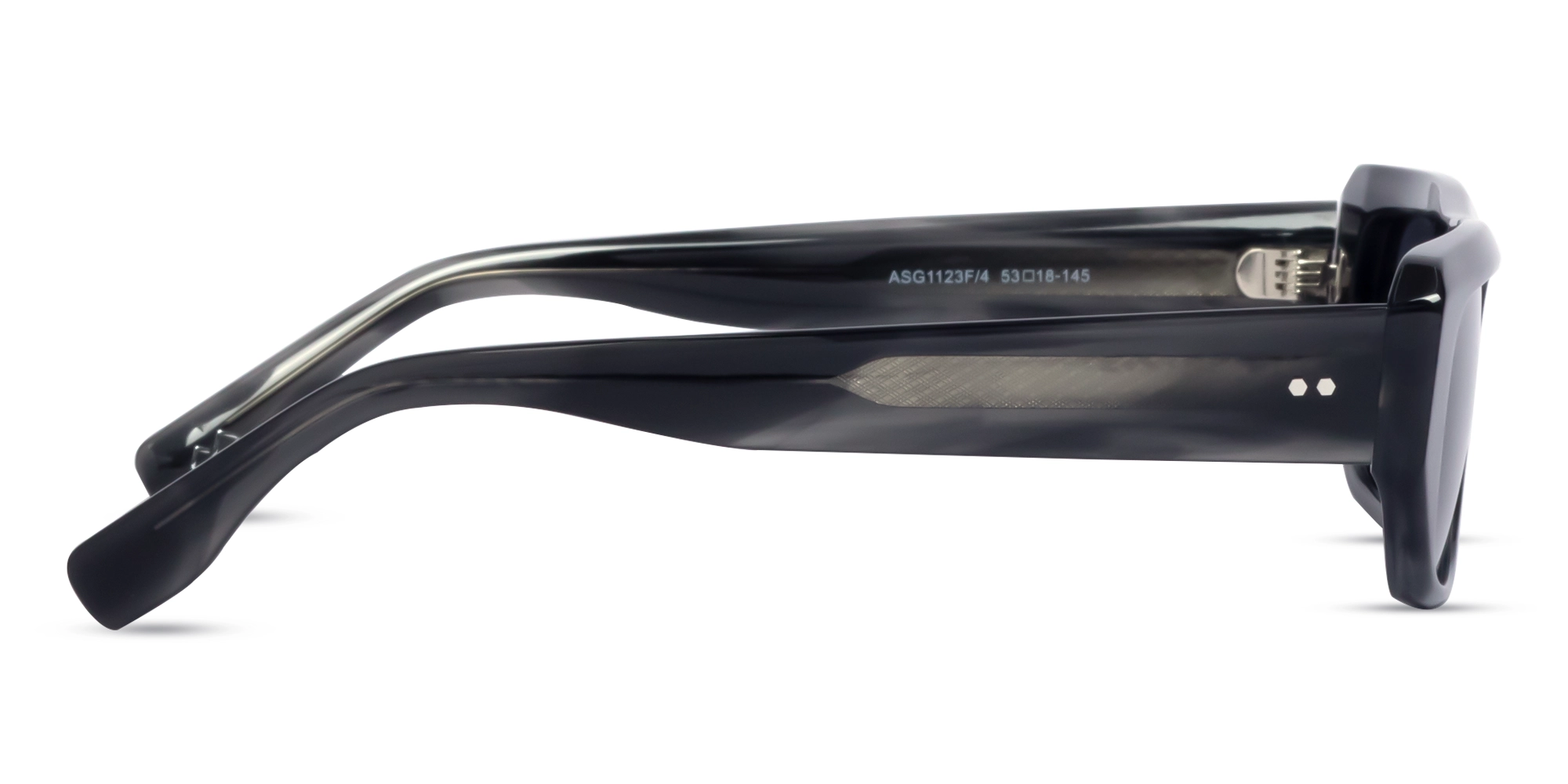 Acacia Grey Marble Flat Top Sunglasses 4