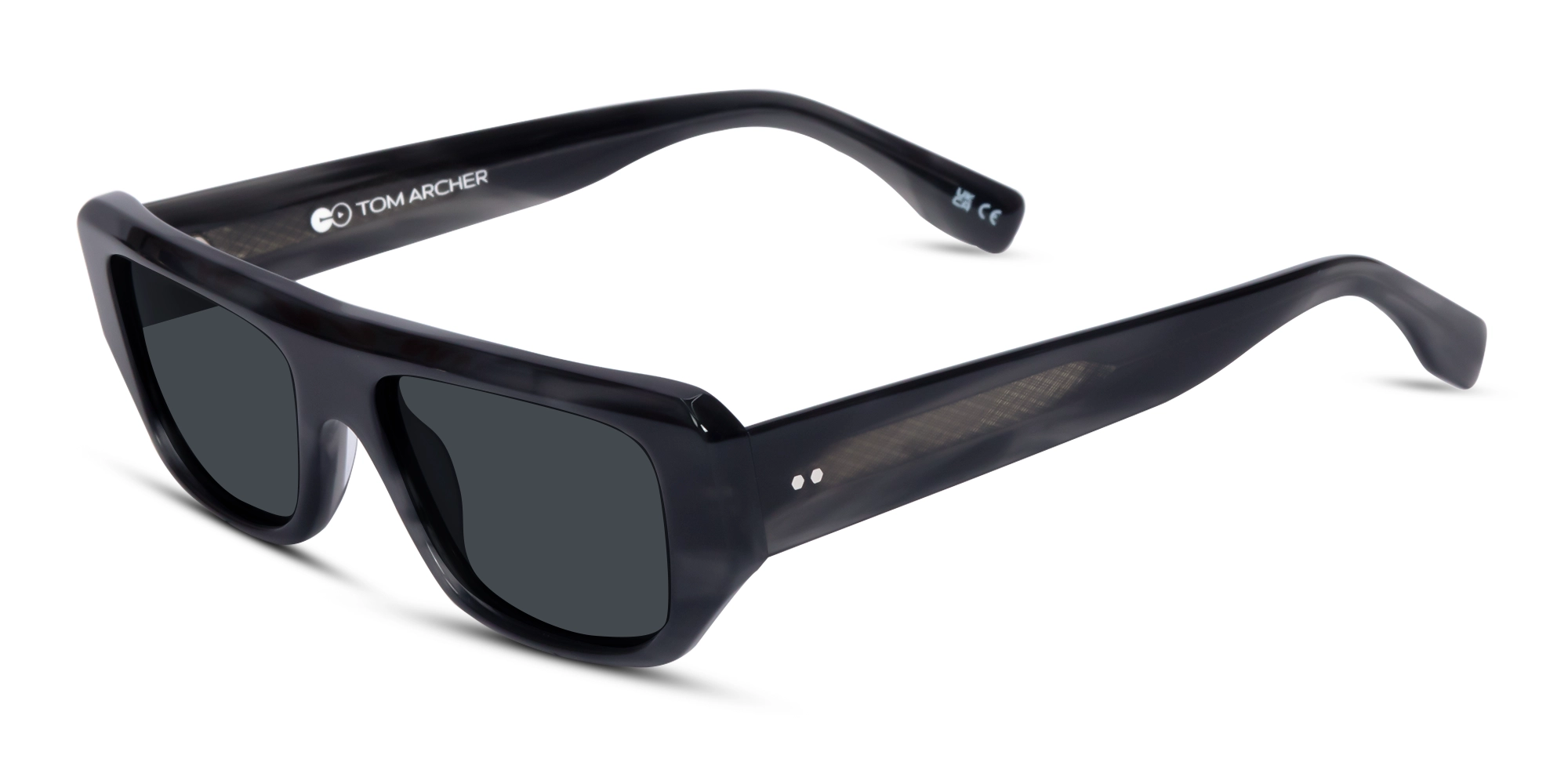Acacia Grey Marble Flat Top Sunglasses 3