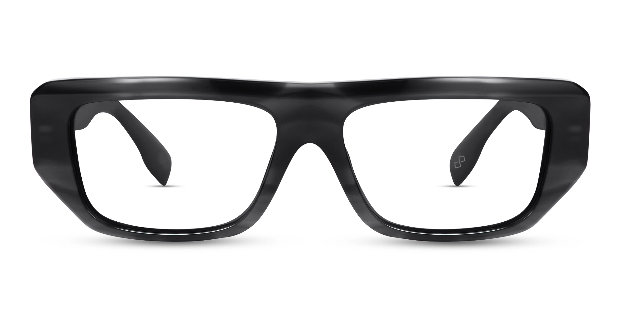 Acacia Grey Marble Rectangle Glasses