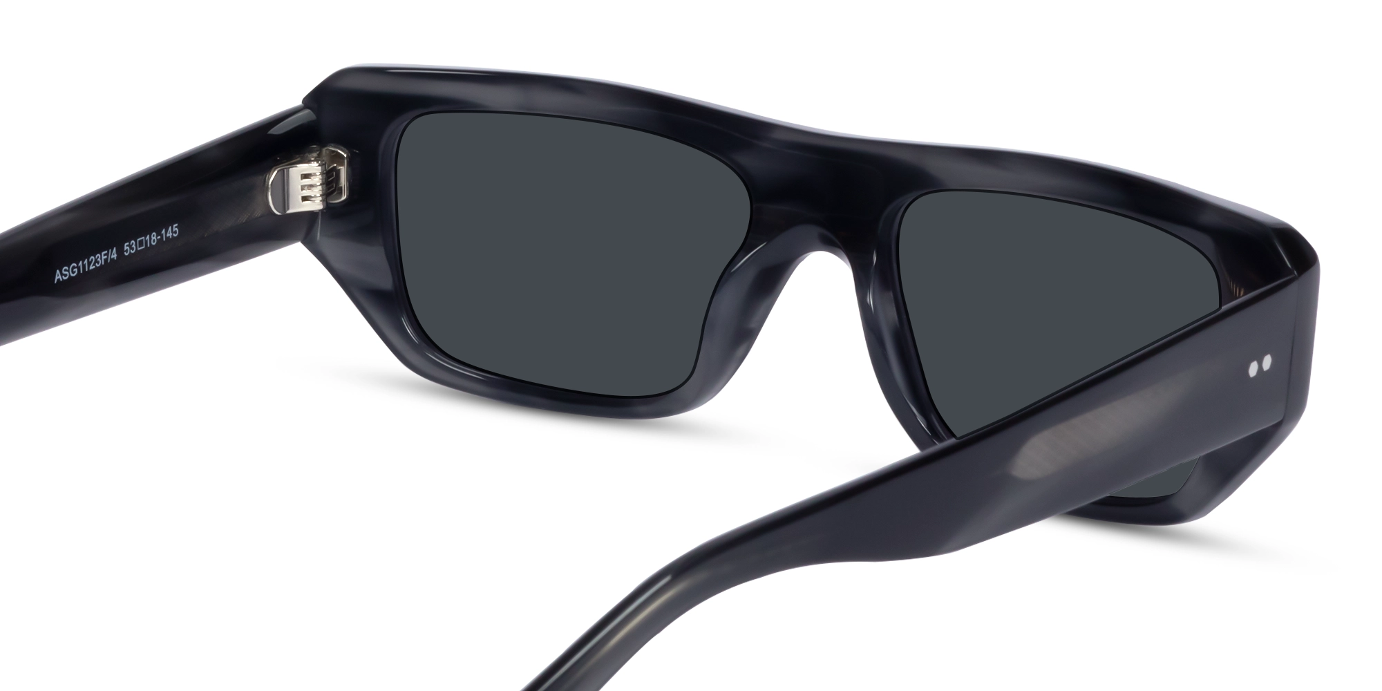 Acacia Grey Marble Flat Top Sunglasses 5