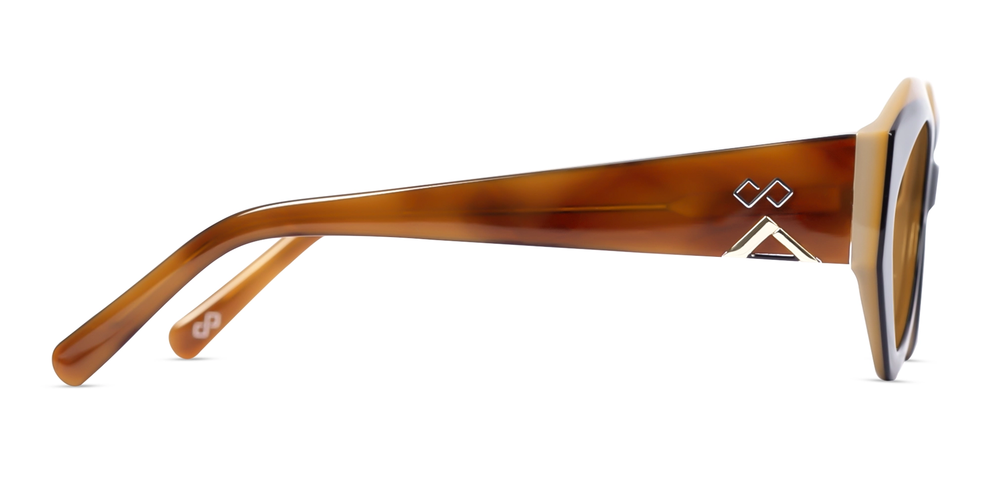 Dark Brown Large Cat-Eye Glasses