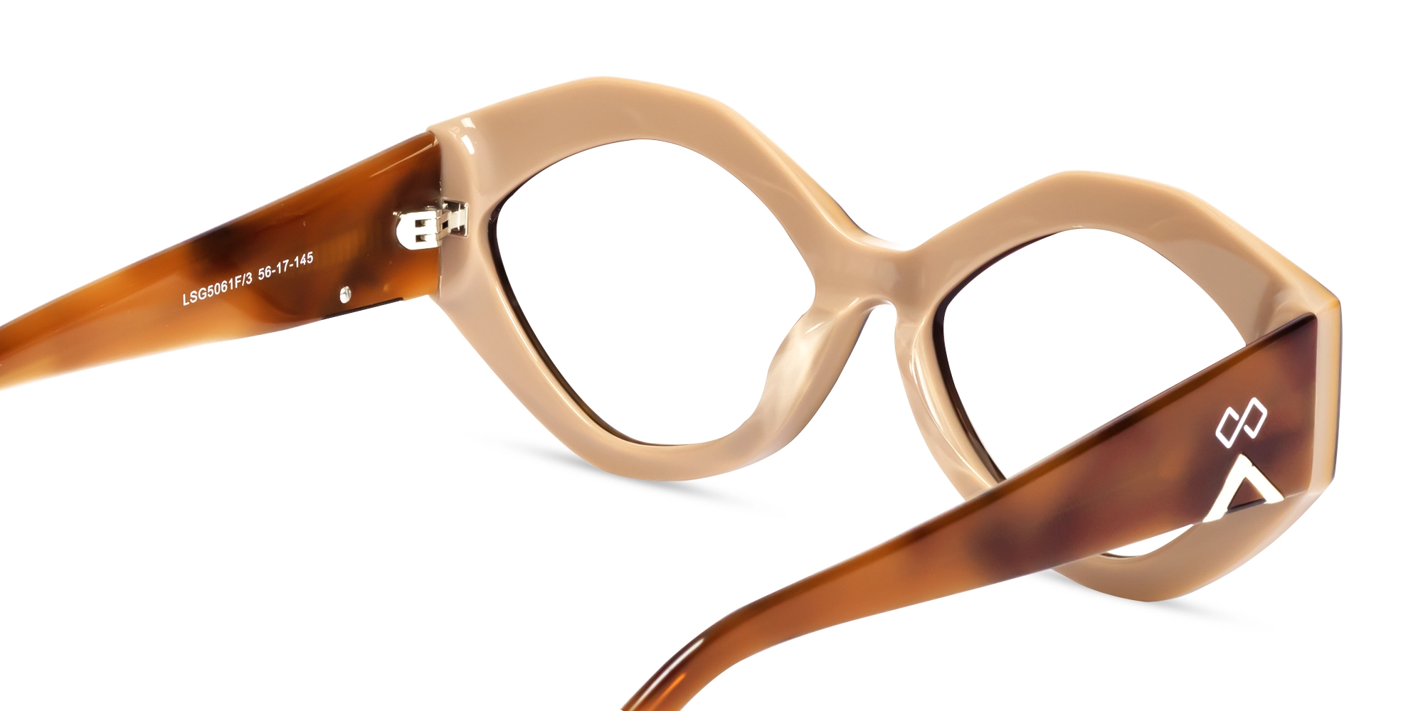 Dark Brown Large Cat-Eye Glasses
