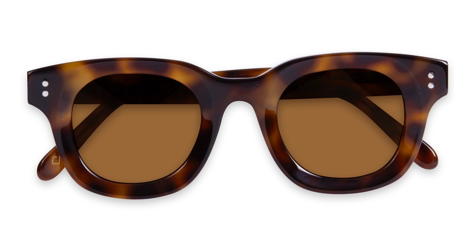 Round Tortoiseshell Sunglasses - 6