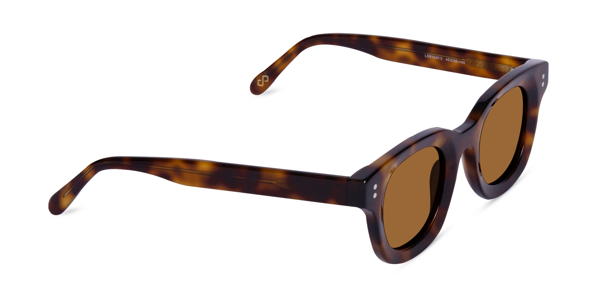 Round Tortoiseshell Sunglasses-2