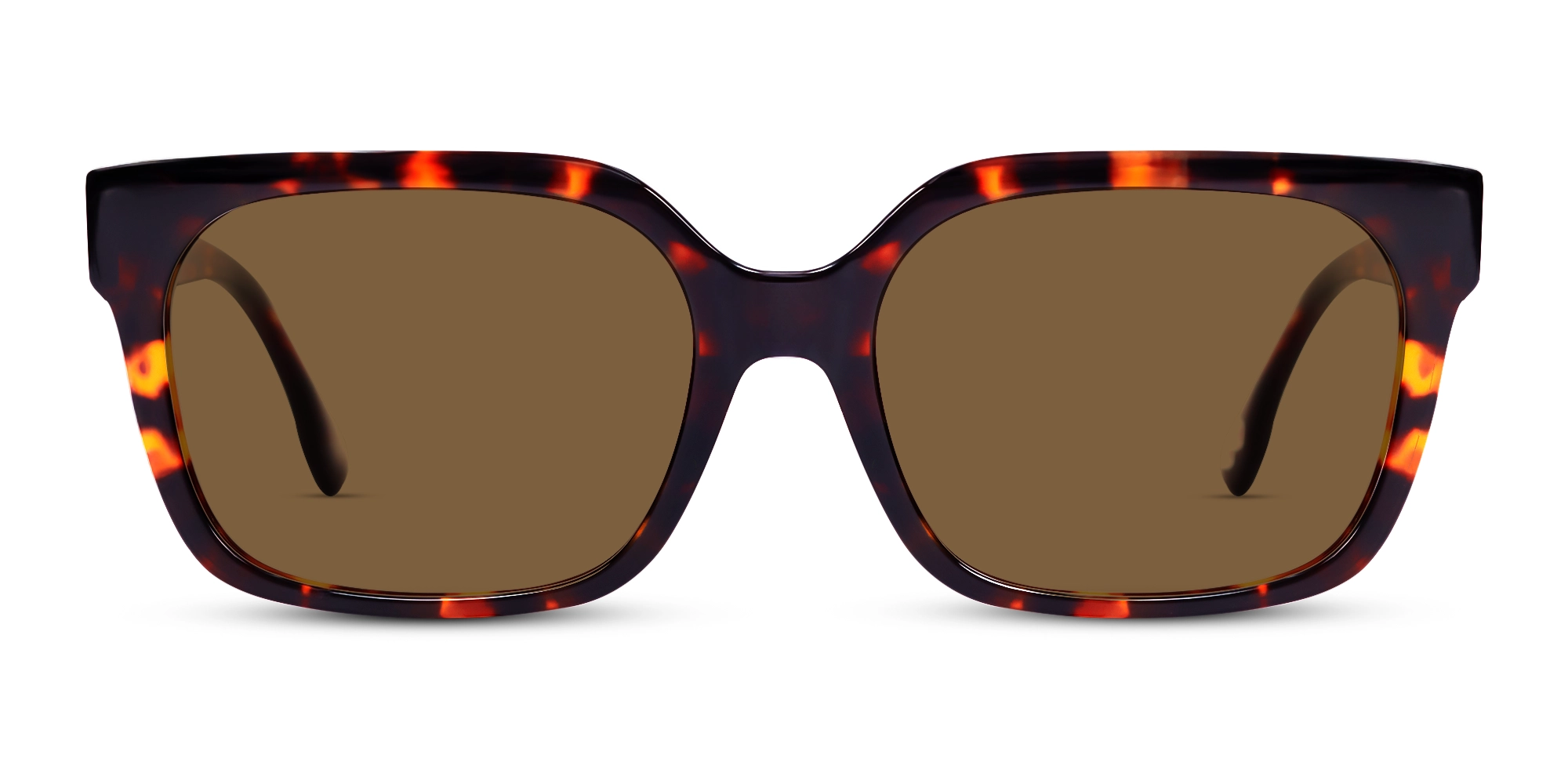 Square Full Rim Dark Grey Tinted Sunglasses