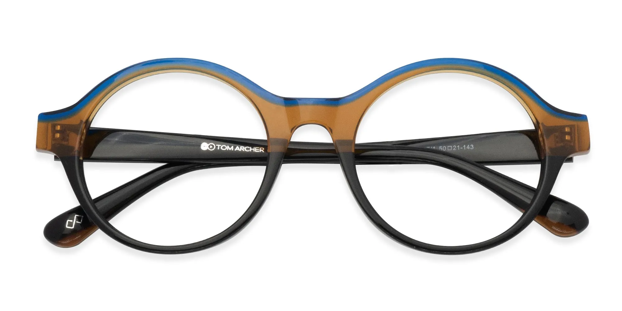 Brown Round Glasses Frames-2