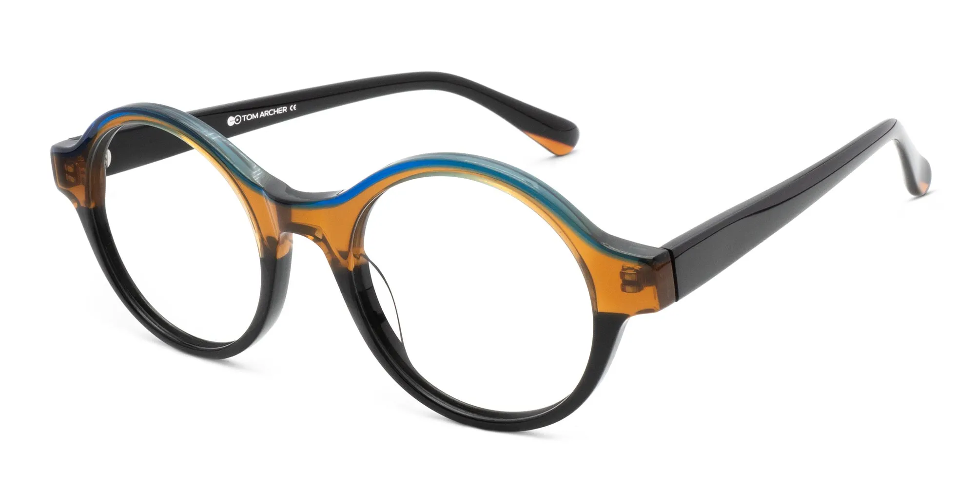 Brown Round Glasses Frames-2