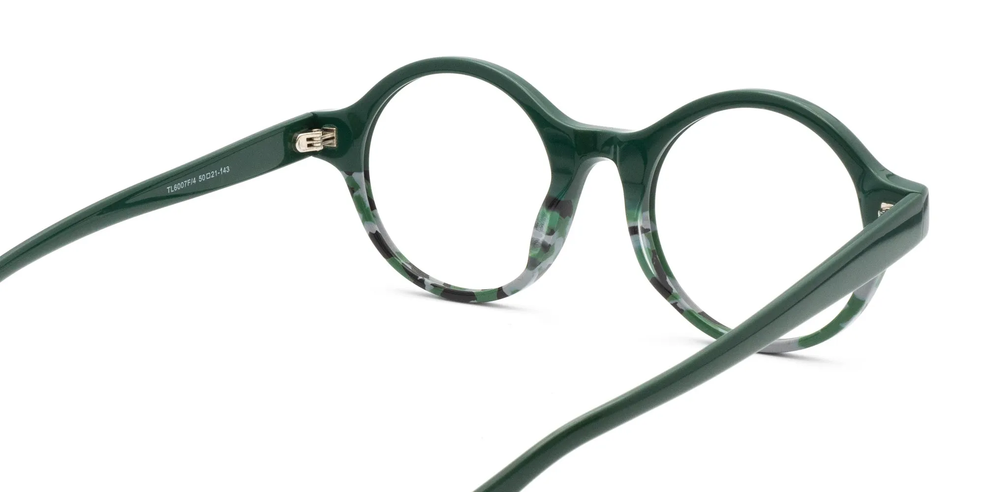 Green Round Glasses Frames-2