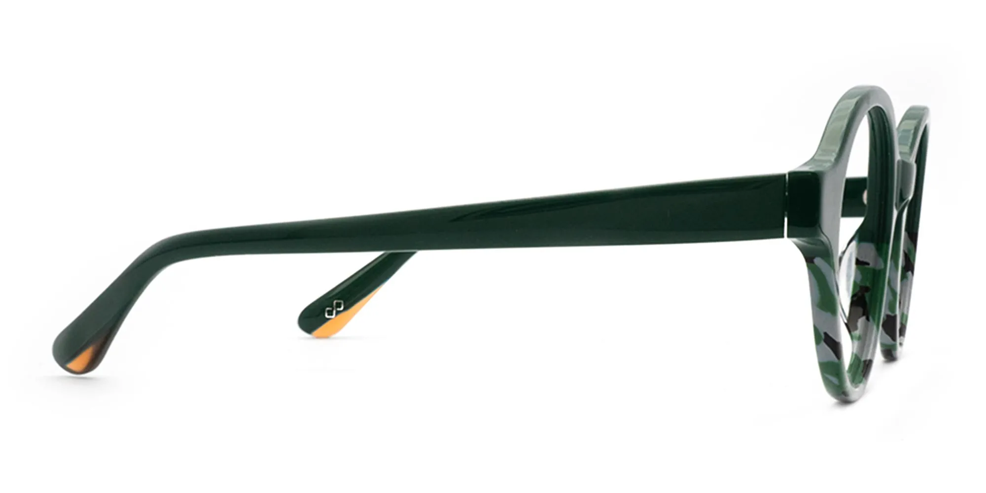 Green Round Glasses Frames-2