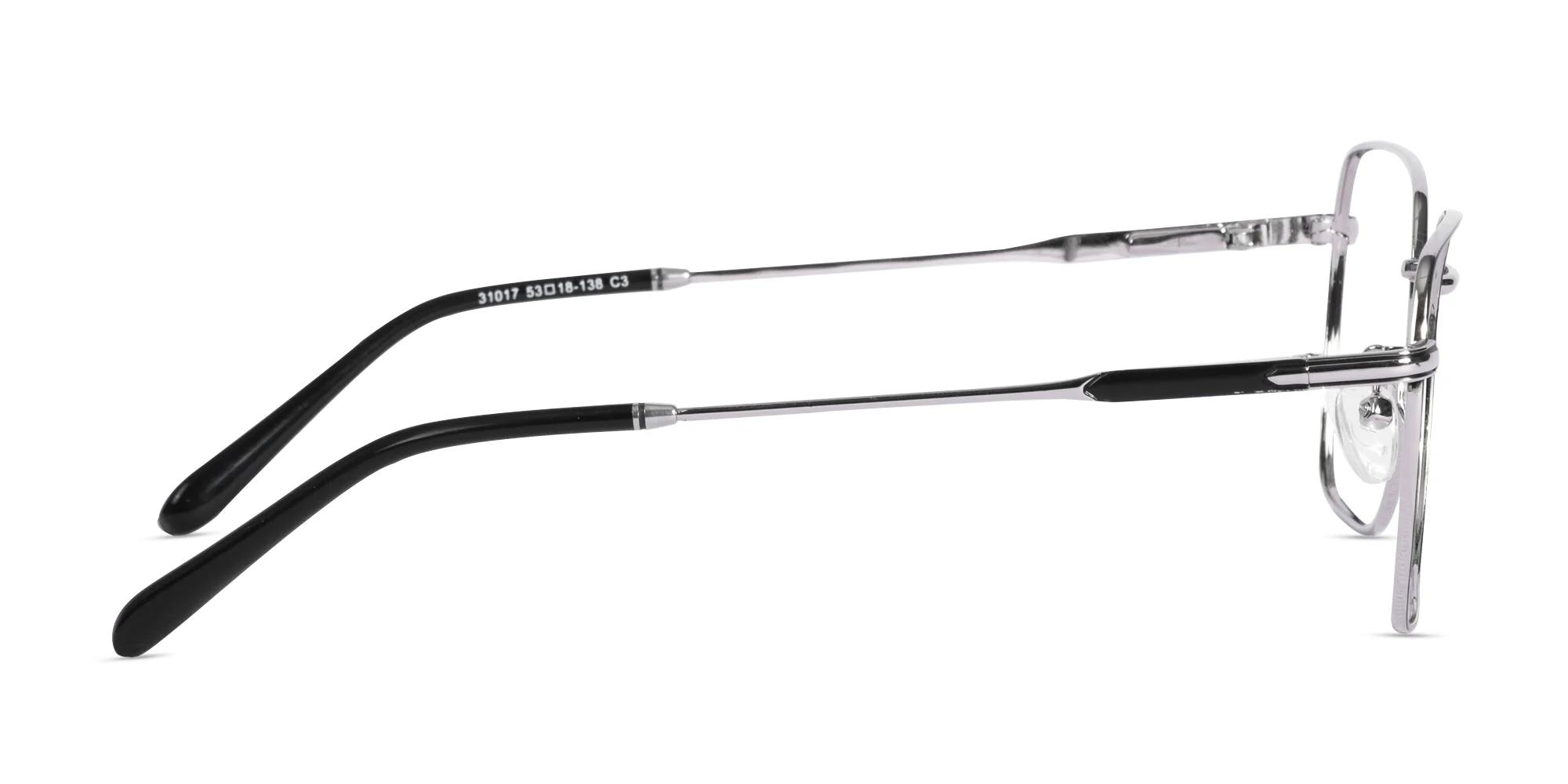 Silver Metal Eyeglass Frames-4