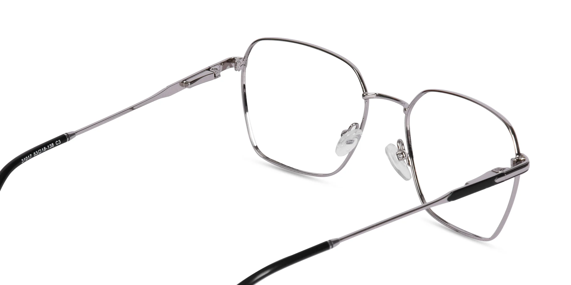 Silver Metal Eyeglass Frames-5