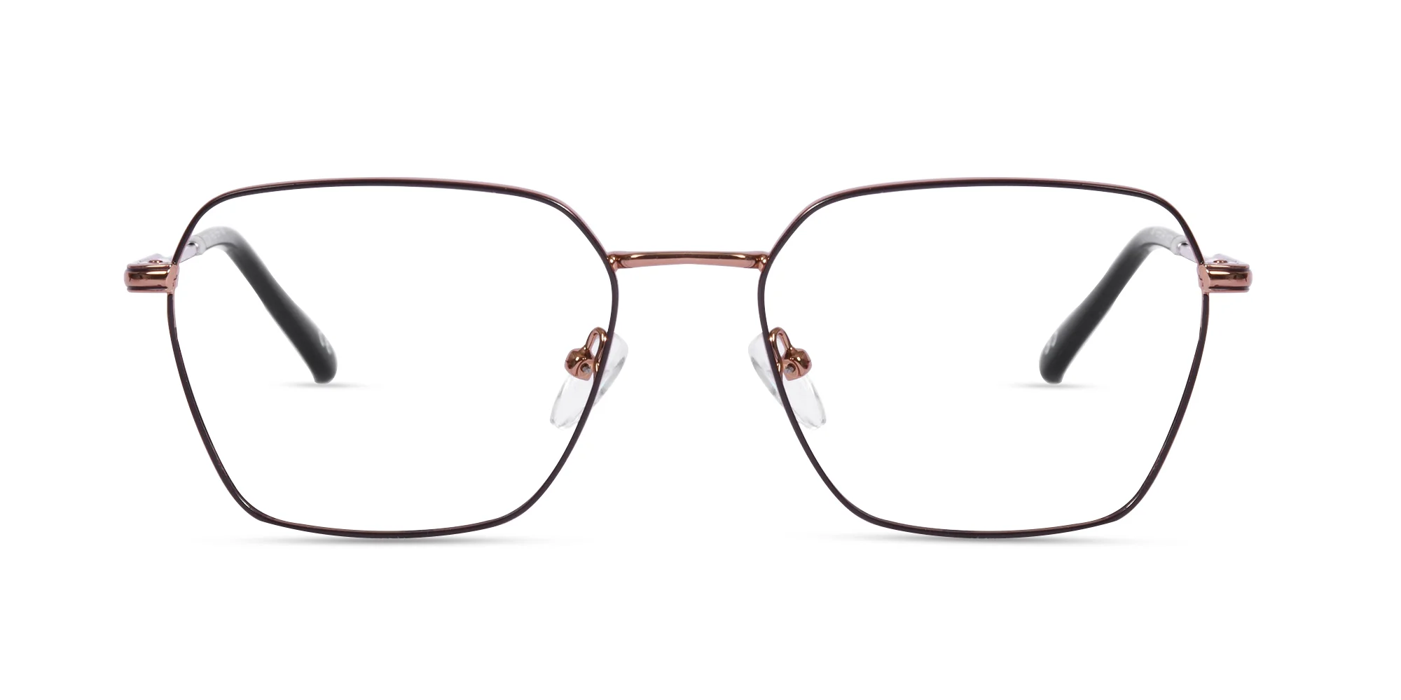 Brown Metal Frame Glasses-1