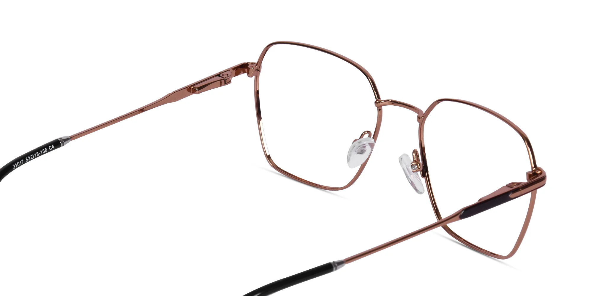 Brown Metal Frame Glasses-5