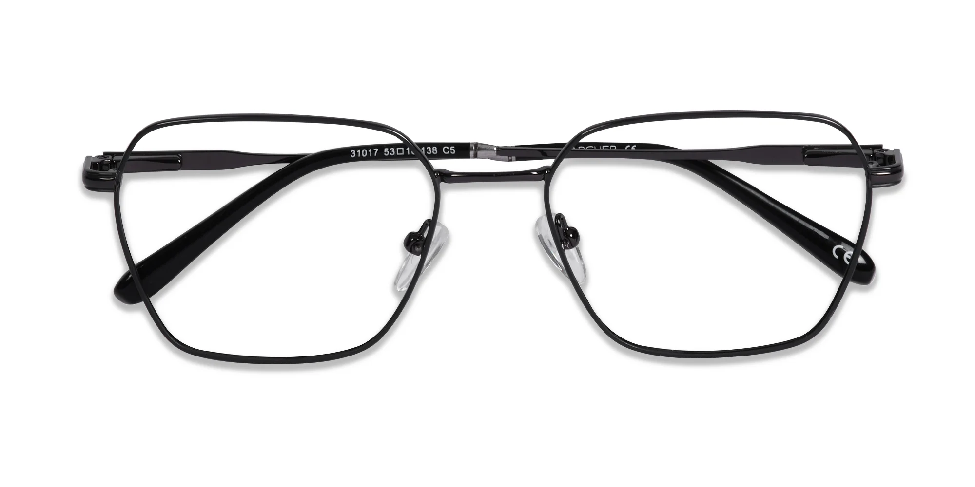 Blue Geometric Glasses-6