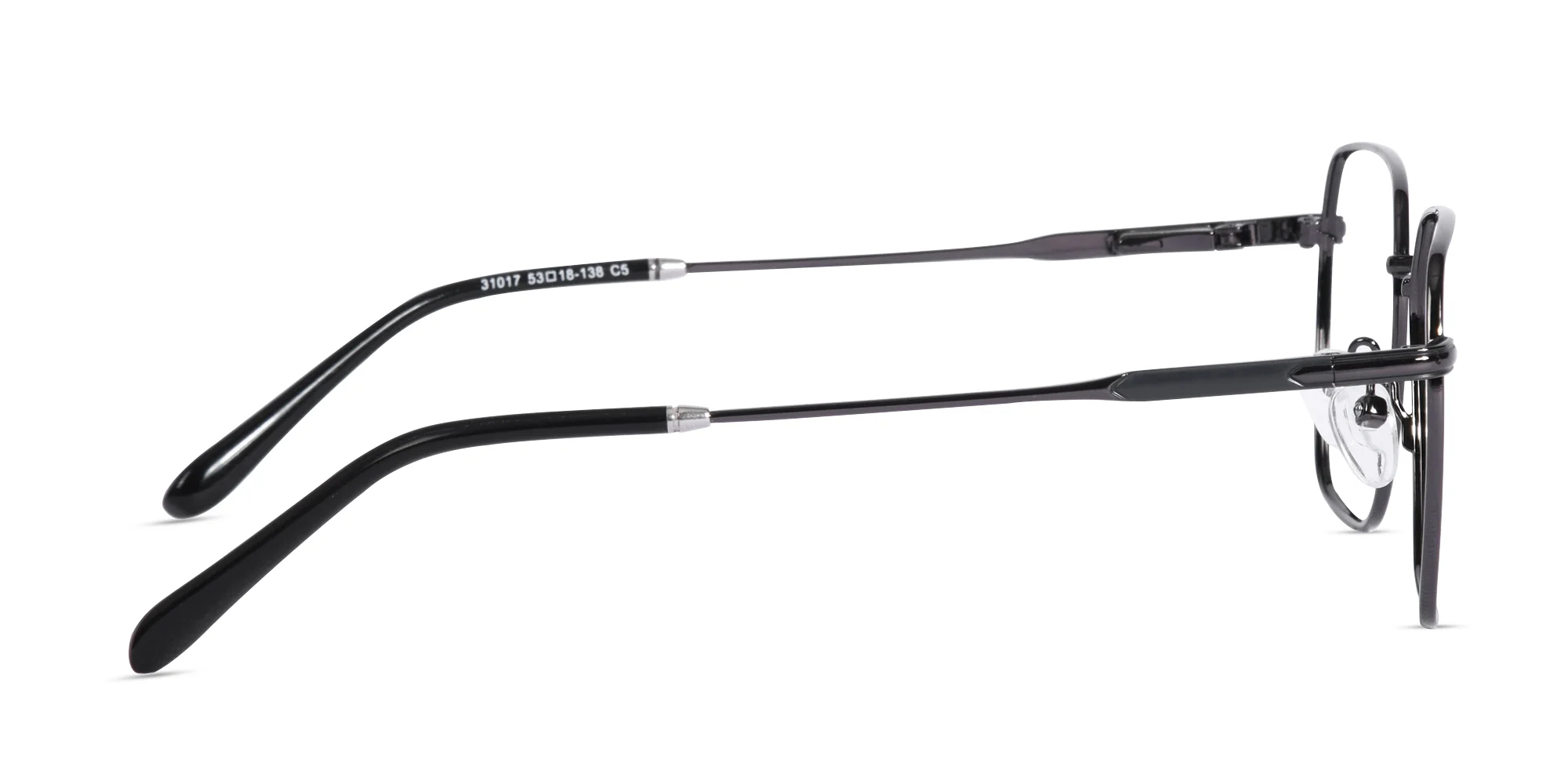 Blue Geometric Glasses-4