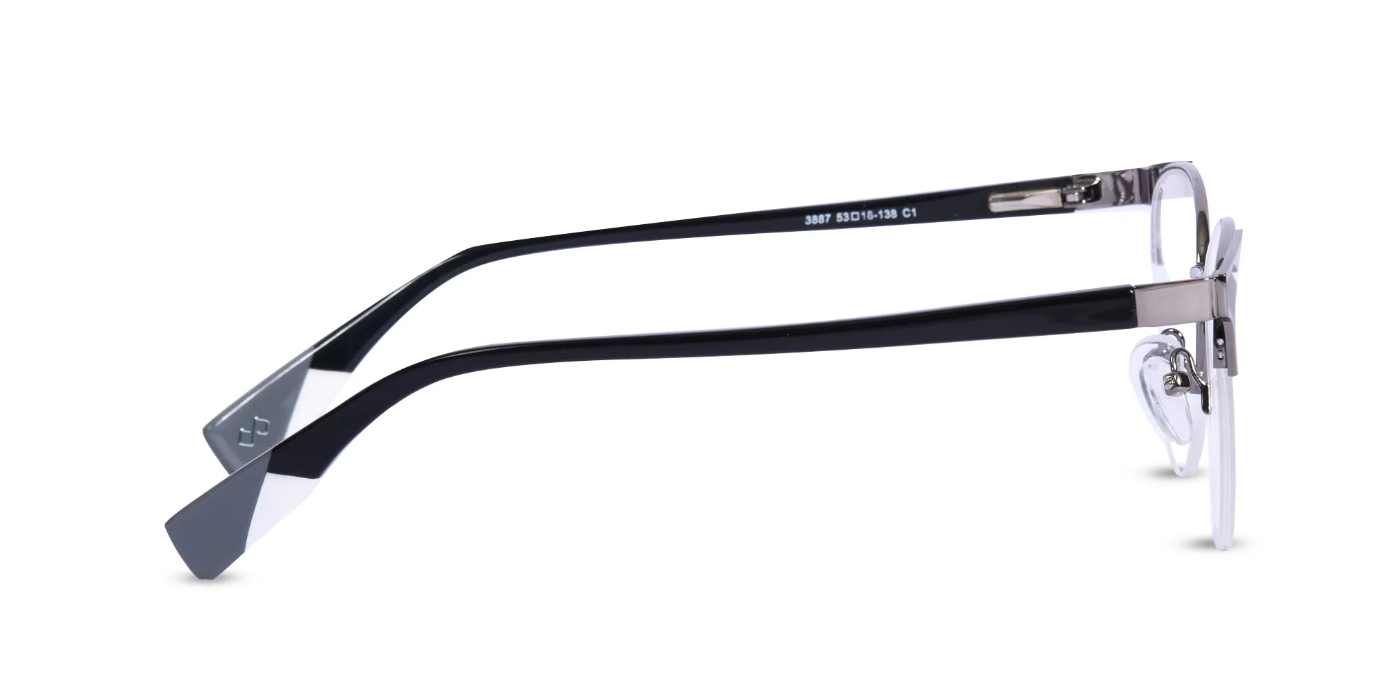 Half Rim Metal Glasses-2