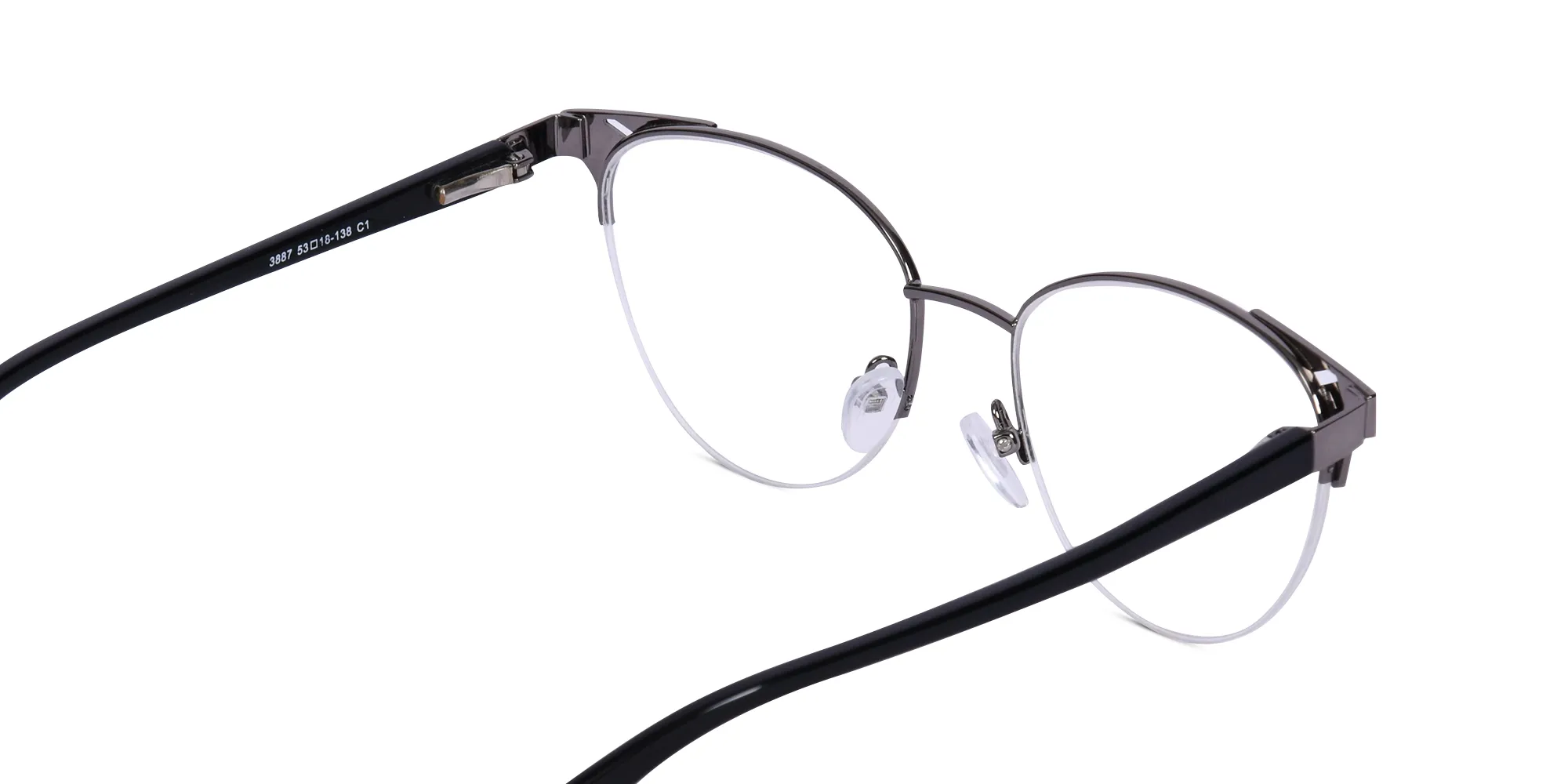 Half Rim Metal Glasses-2