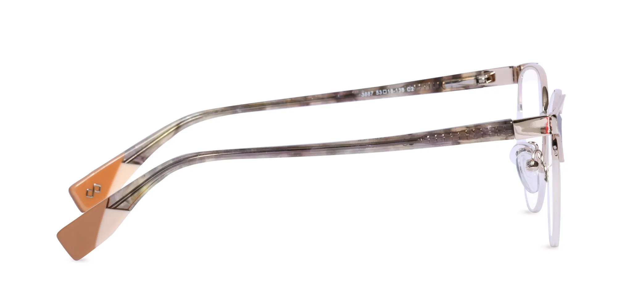 Half Rim Women's Glasses-2