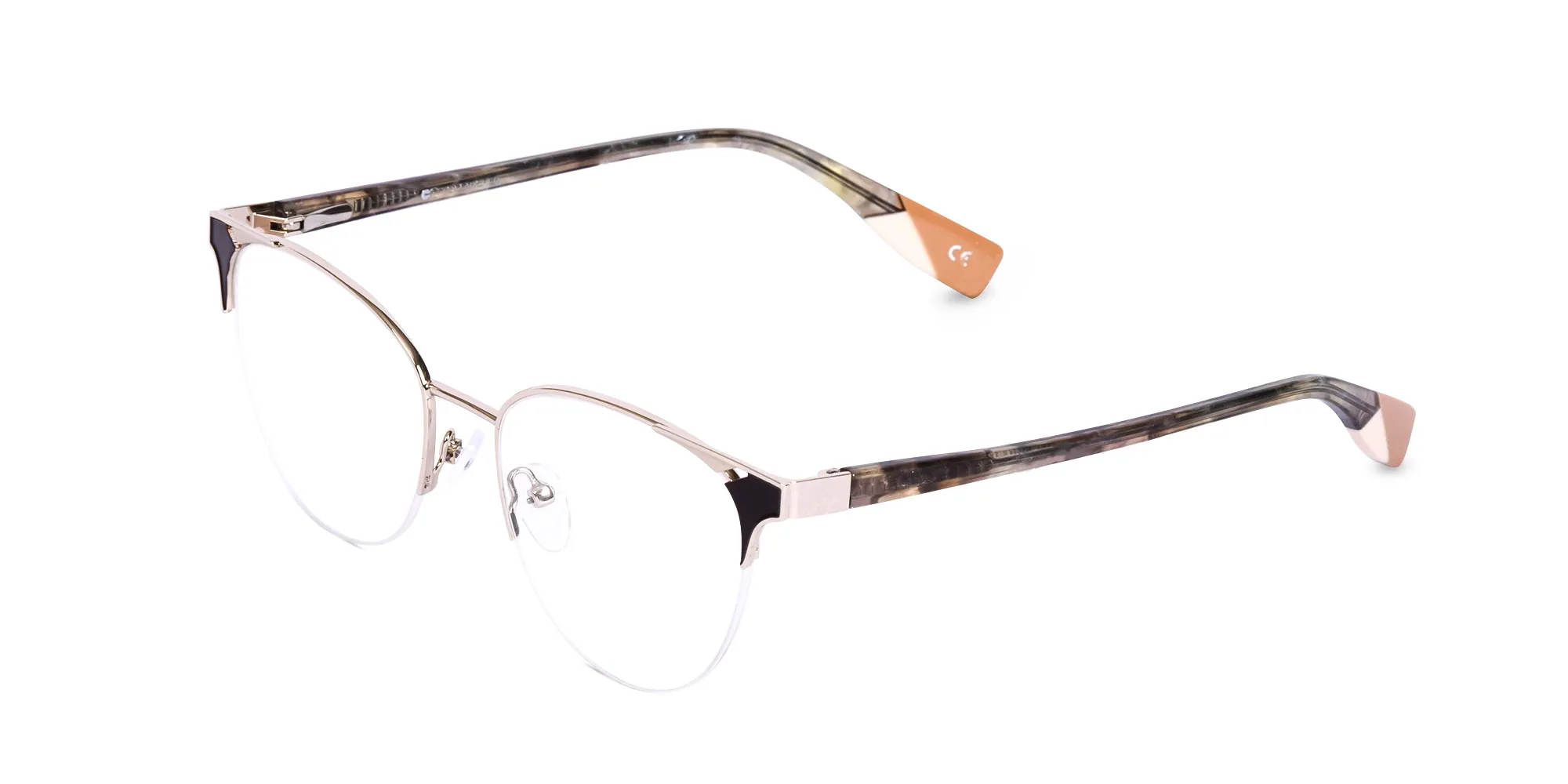 Half Rim Women's Glasses-2