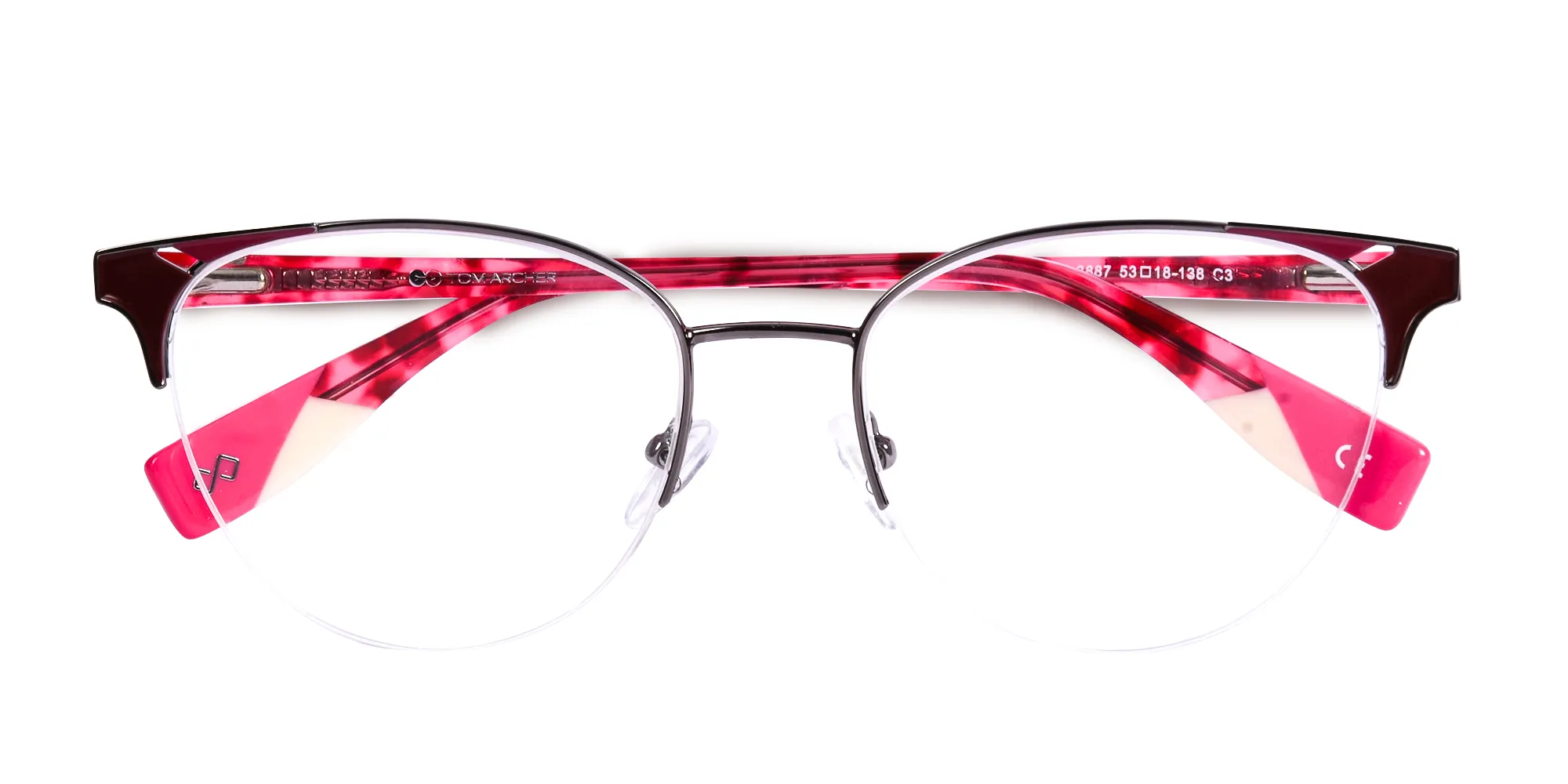 Women's Half Rim Eyeglasses-2