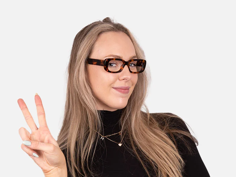 Thick Frame Designer Eyeglasses-2