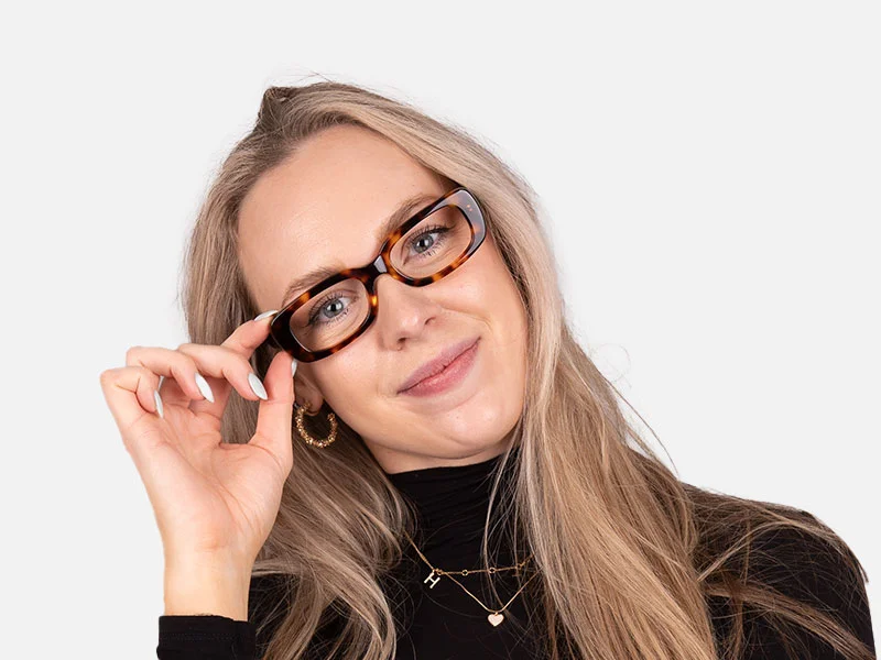 Thick Frame Designer Eyeglasses-2