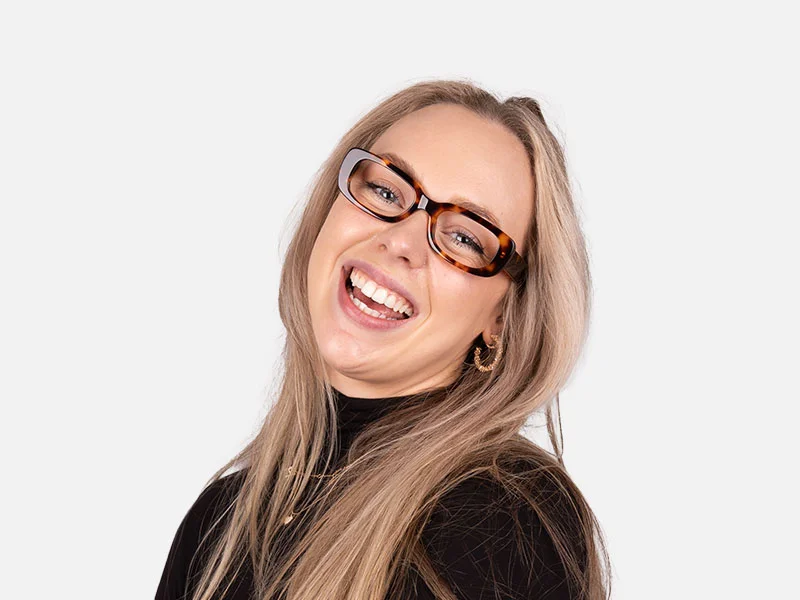 Thick Frame Designer Eyeglasses-2