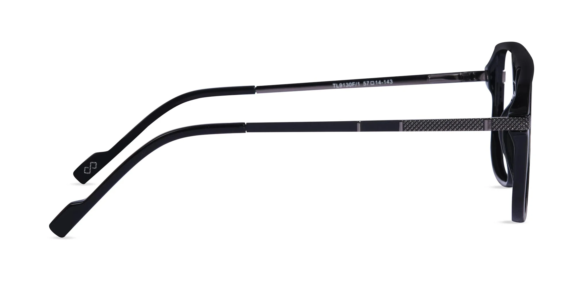 Black Pilot Eyeglasses-4