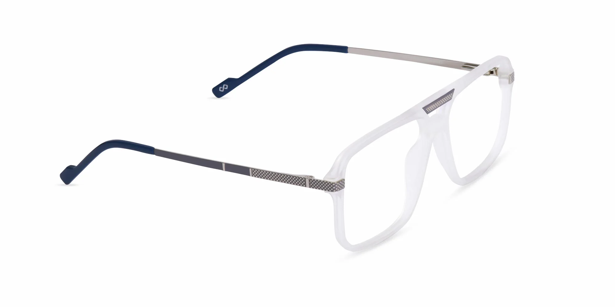White Pilot Glasses-2