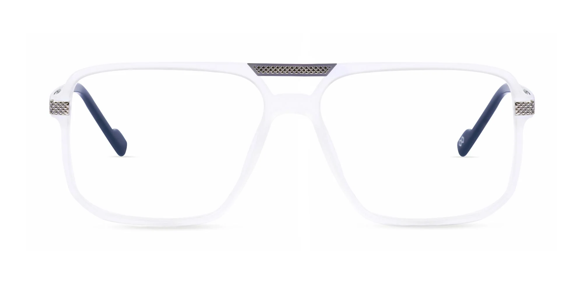 White Pilot Glasses-1