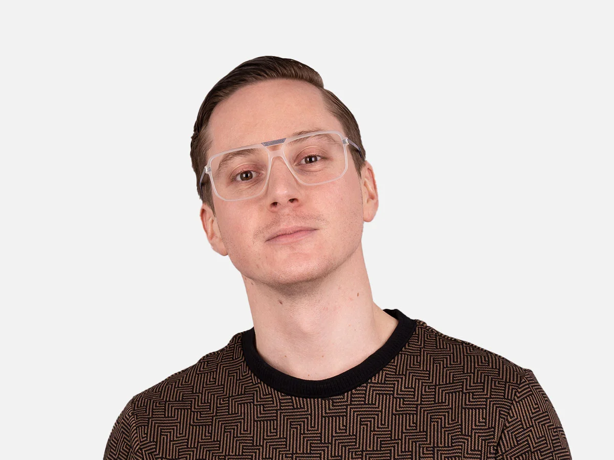 White Pilot Glasses-7