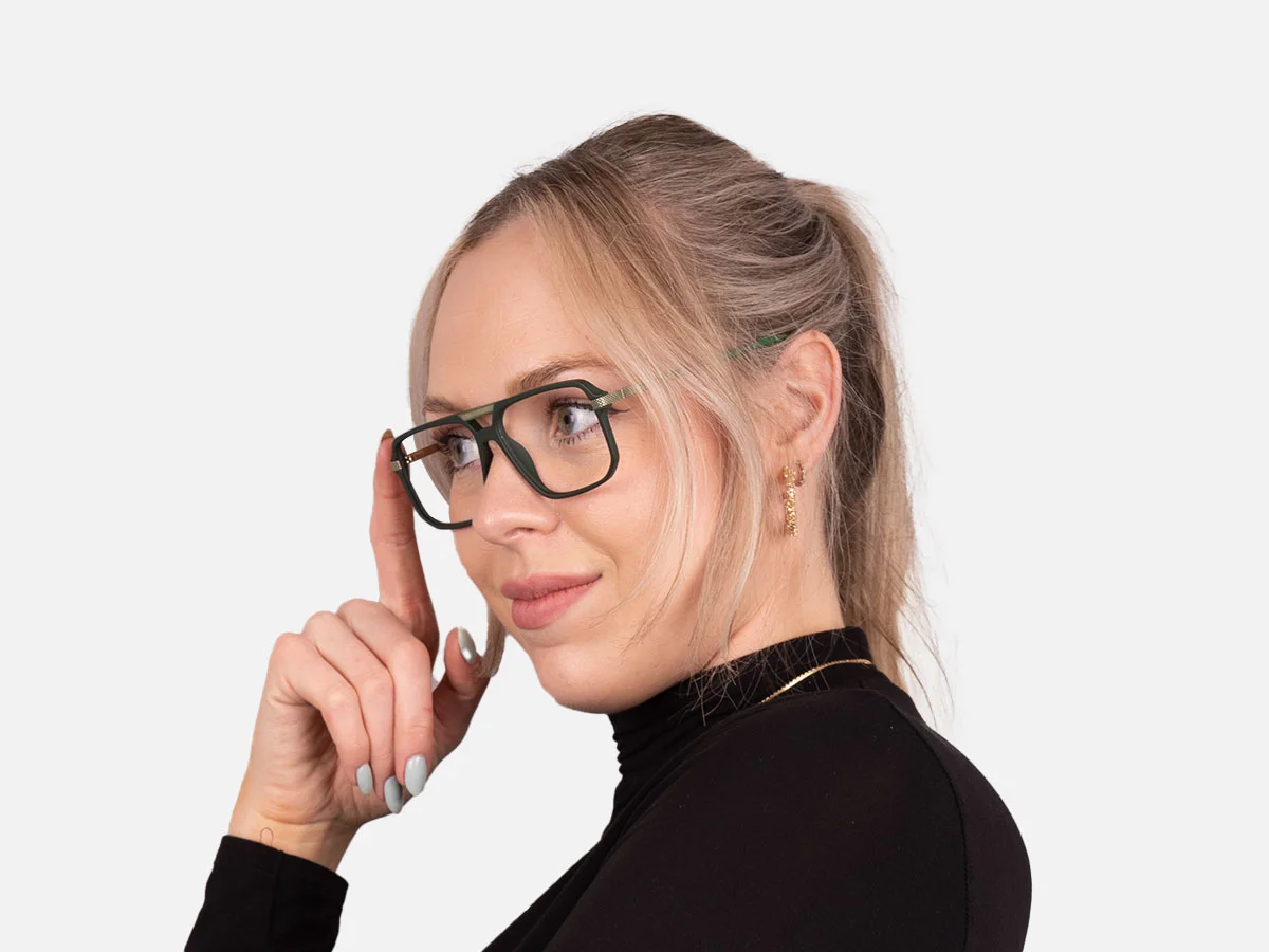 White Pilot Glasses-7