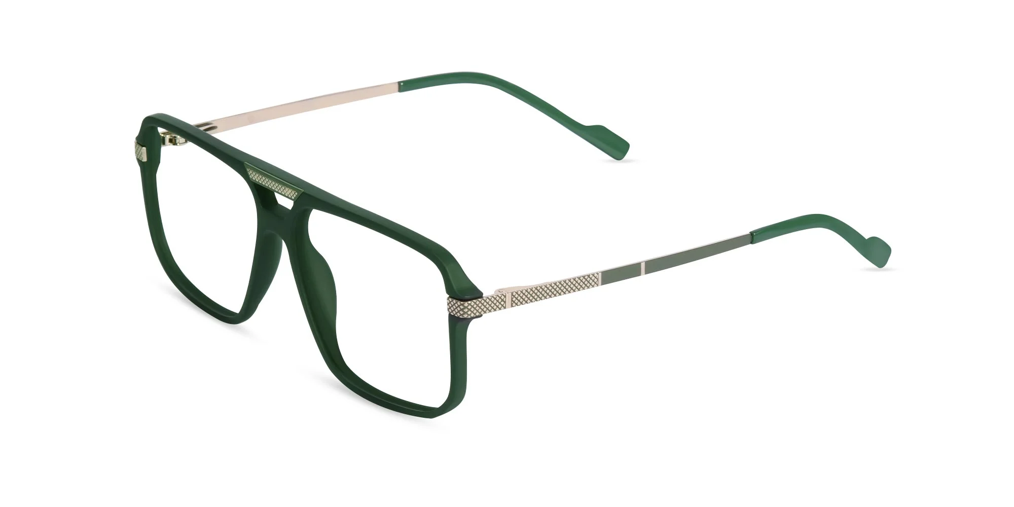 White Pilot Glasses-3