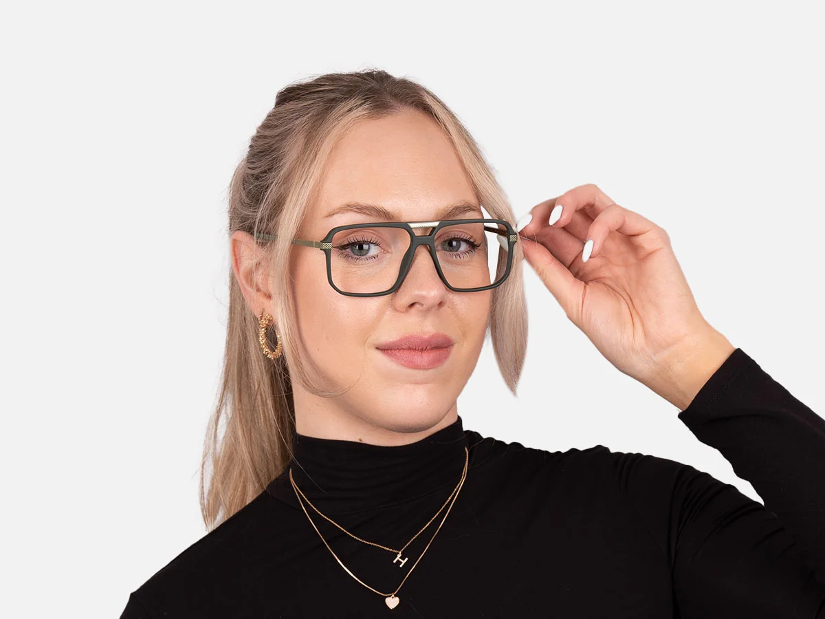 White Pilot Glasses-7