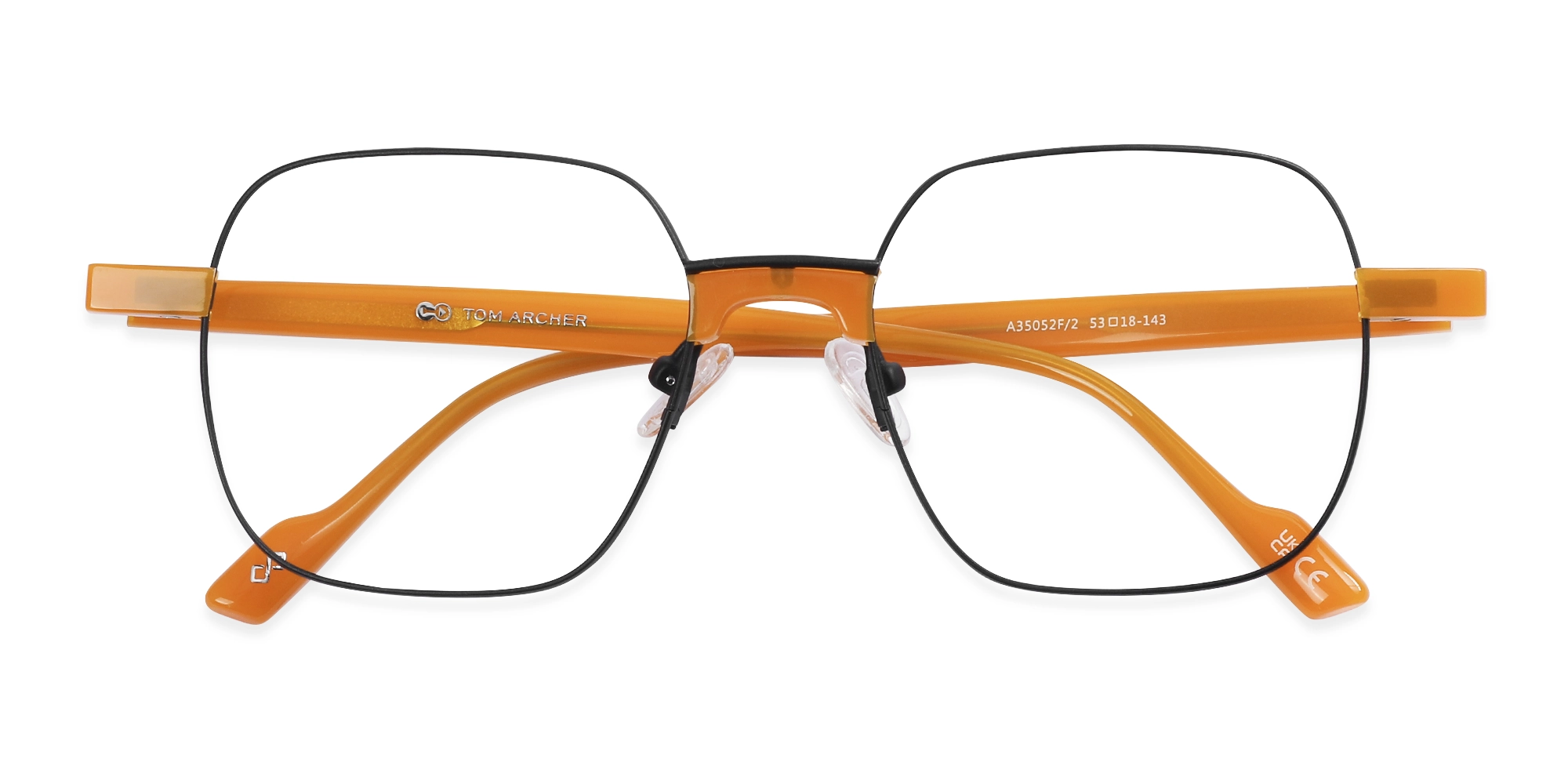 Matte Black Metal Full Rim Glasses-6