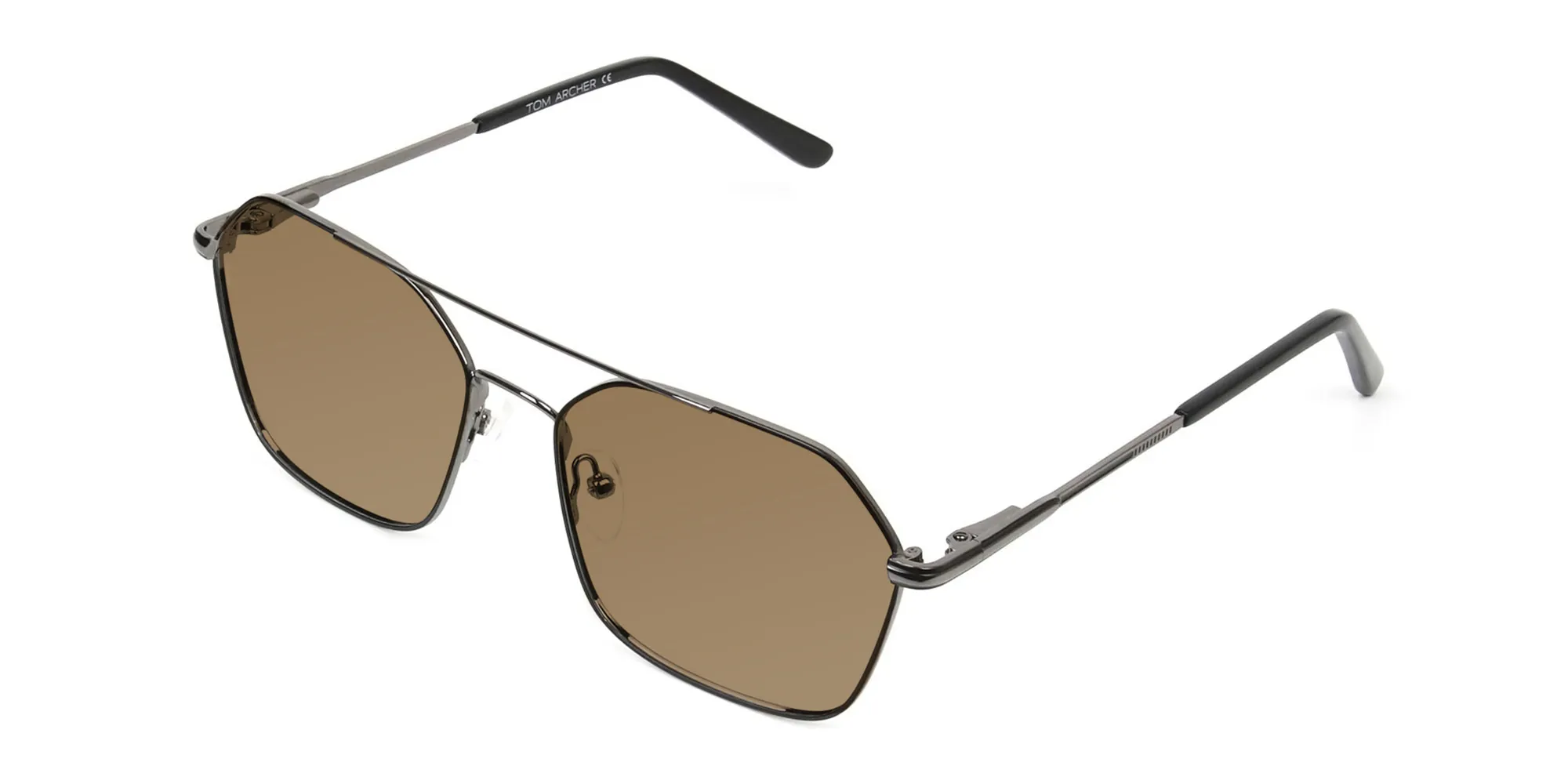 black-gunmetal-geometric-pilot-brown-tinted-sunglasses-frames-2
