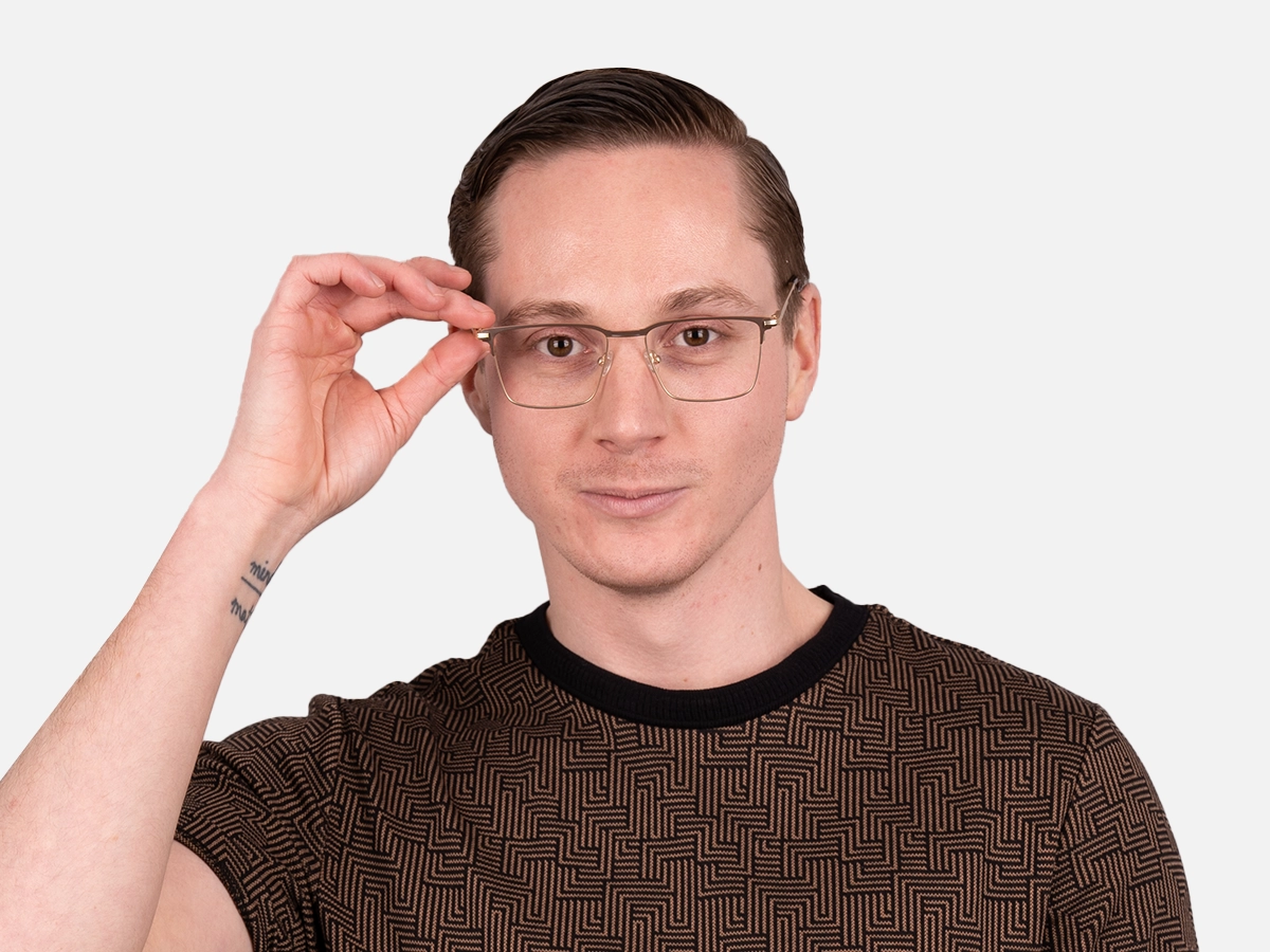 Gold And Brown Glasses-42