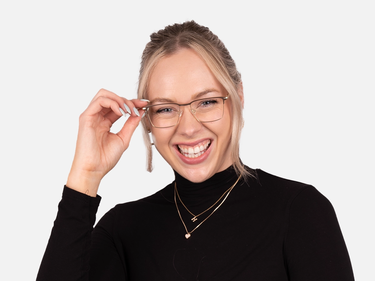 Gold And Brown Glasses-52