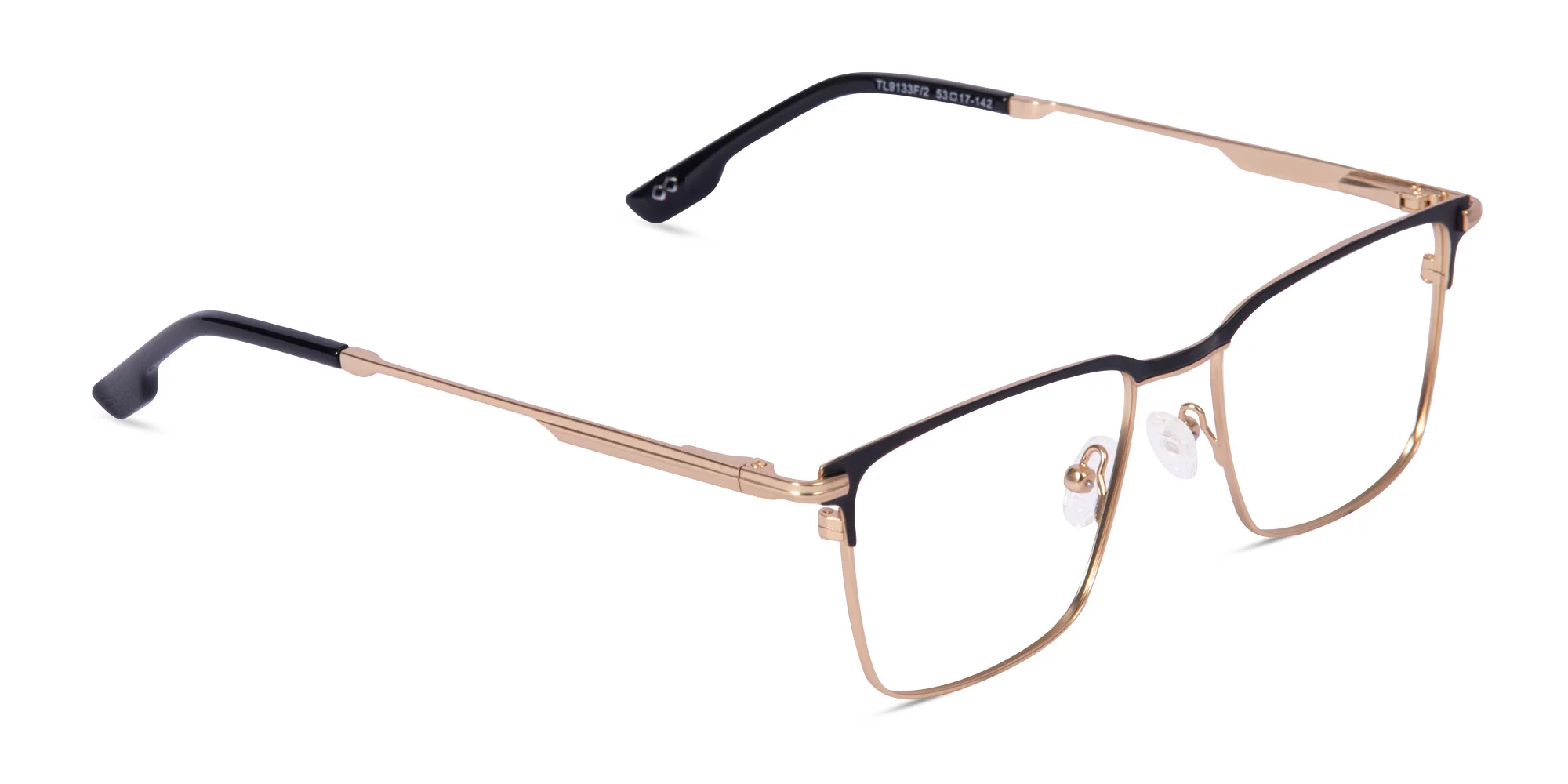 Gold And Black Glasses-2
