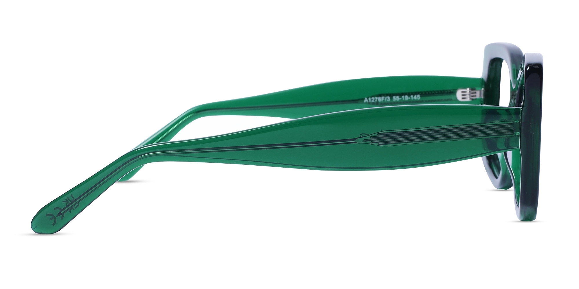 Emerald Green Oversized Eyeglasses-4