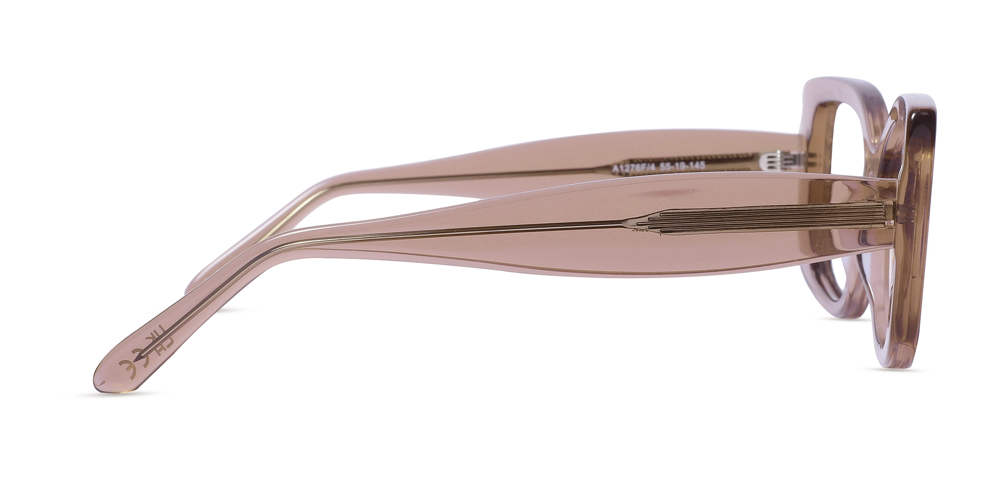 Cozy Peach Oversized Eyeglasses-4