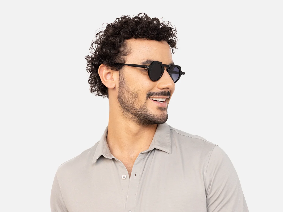 Black Small Sunglasses-43