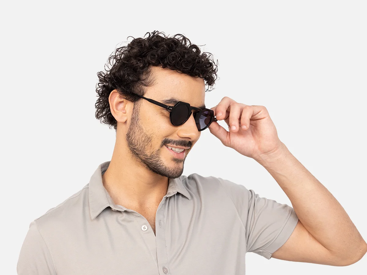 Black Small Sunglasses-44