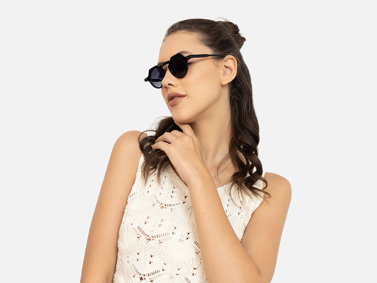 Black Small Sunglasses-52