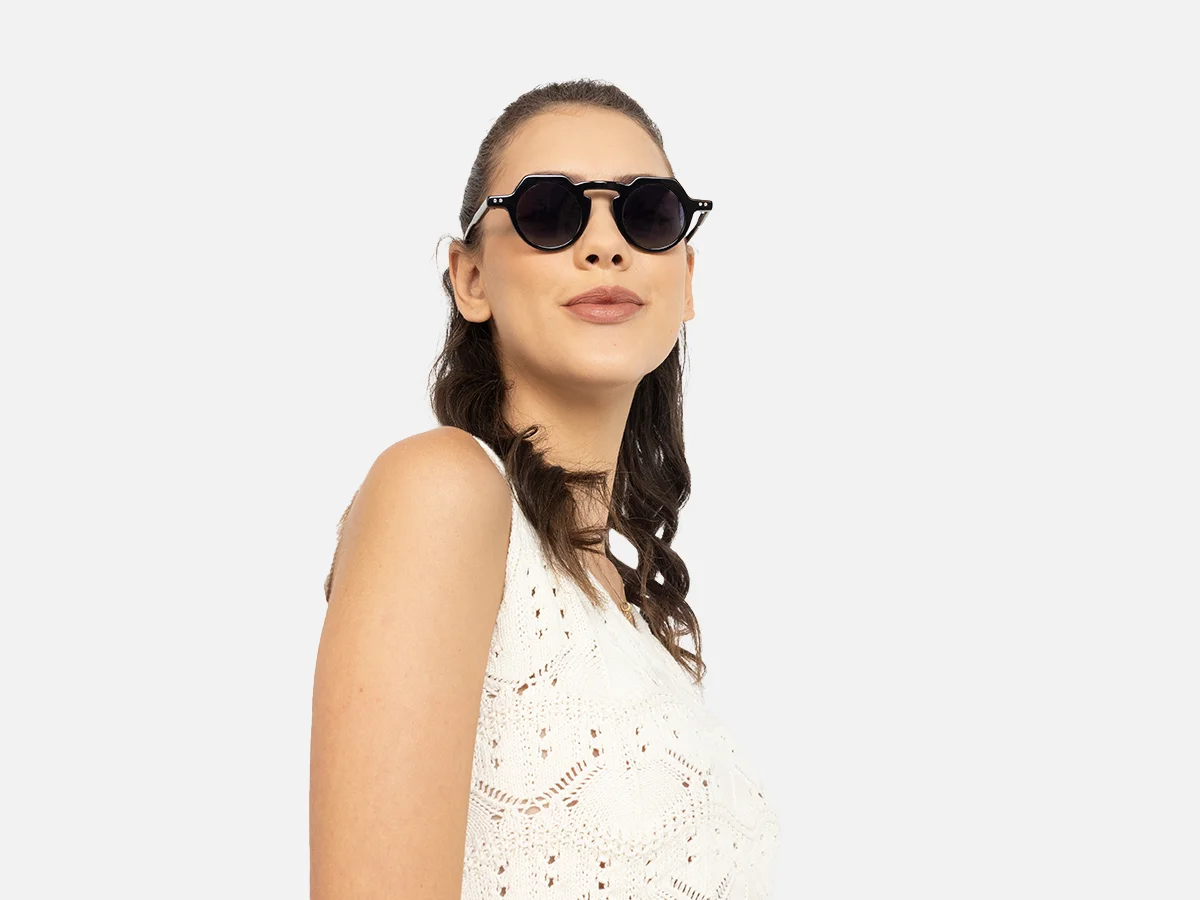 Black Small Sunglasses-53