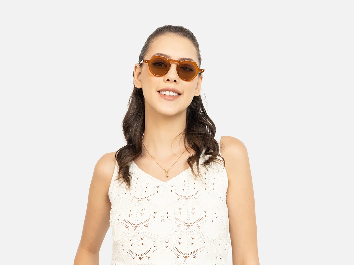 Small Brown Sunglasses-51