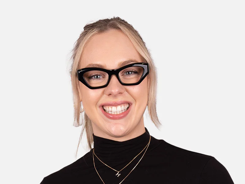 Thick Frame Cat Eye Glasses-7