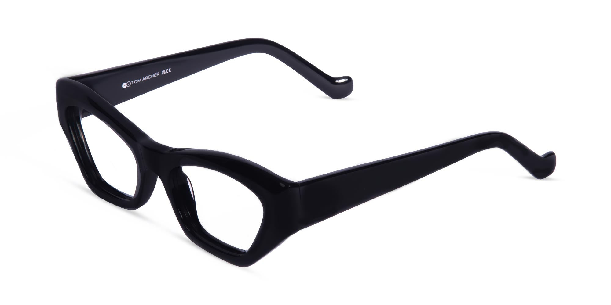 Thick Frame Cat Eye Glasses-3